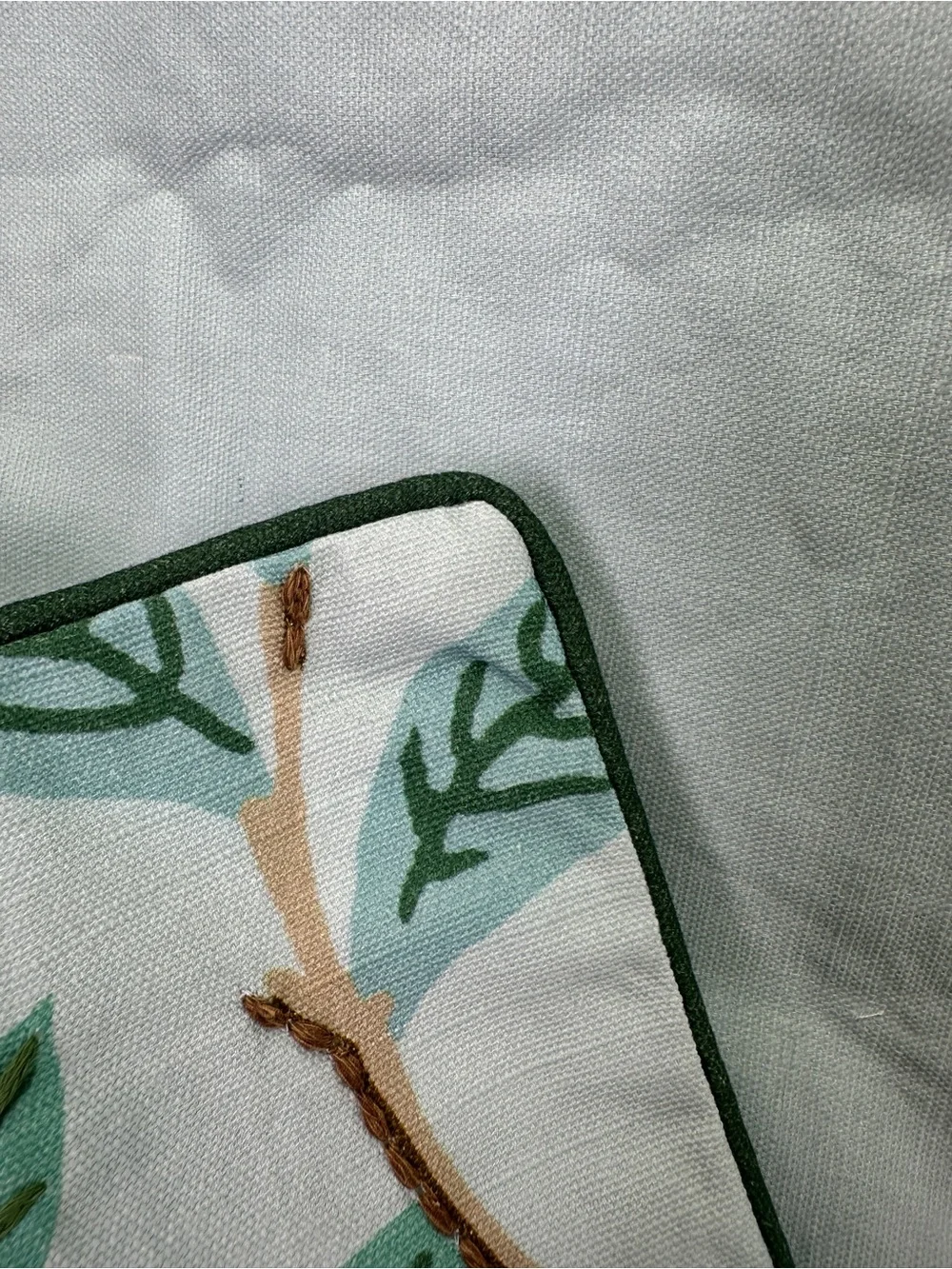 Rifle Paper Co Company Store Embroidered Euro Pillow Sham Cover Citrus Grove